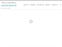 Tablet Screenshot of campbellshowroom.com